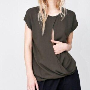 OAK Crossover Eyelet Slit Front Top Army Green